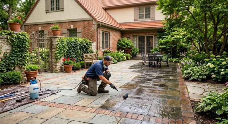 Concrete Walkway Sealing in Puyallup, WA