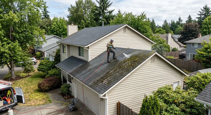 Roof Dirt Removal in Vancouver, WA