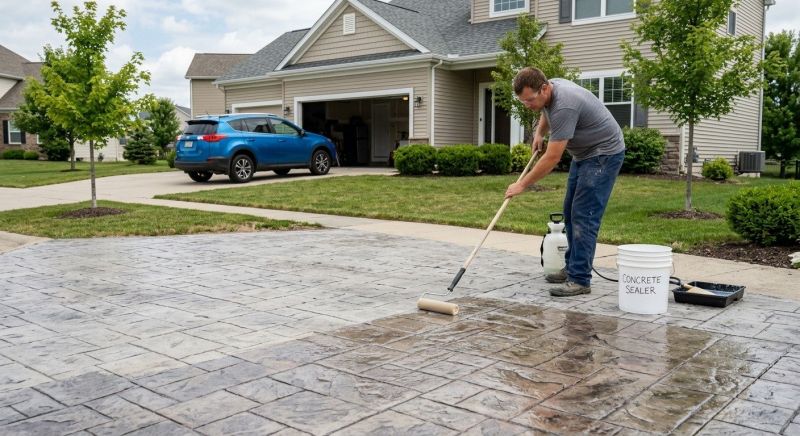 Sidewalk Concrete Sealing in Renton, WA