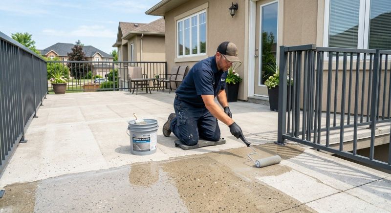 Stamped Concrete Sealing in Alpharetta, GA